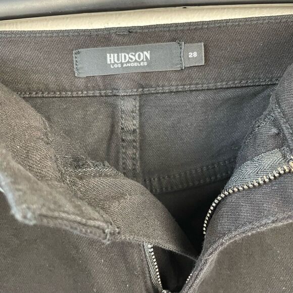 NWT Hudson Black Denim LULU Skirt Sizes 27, 28, 29, and 31 - Picture 3 of 6